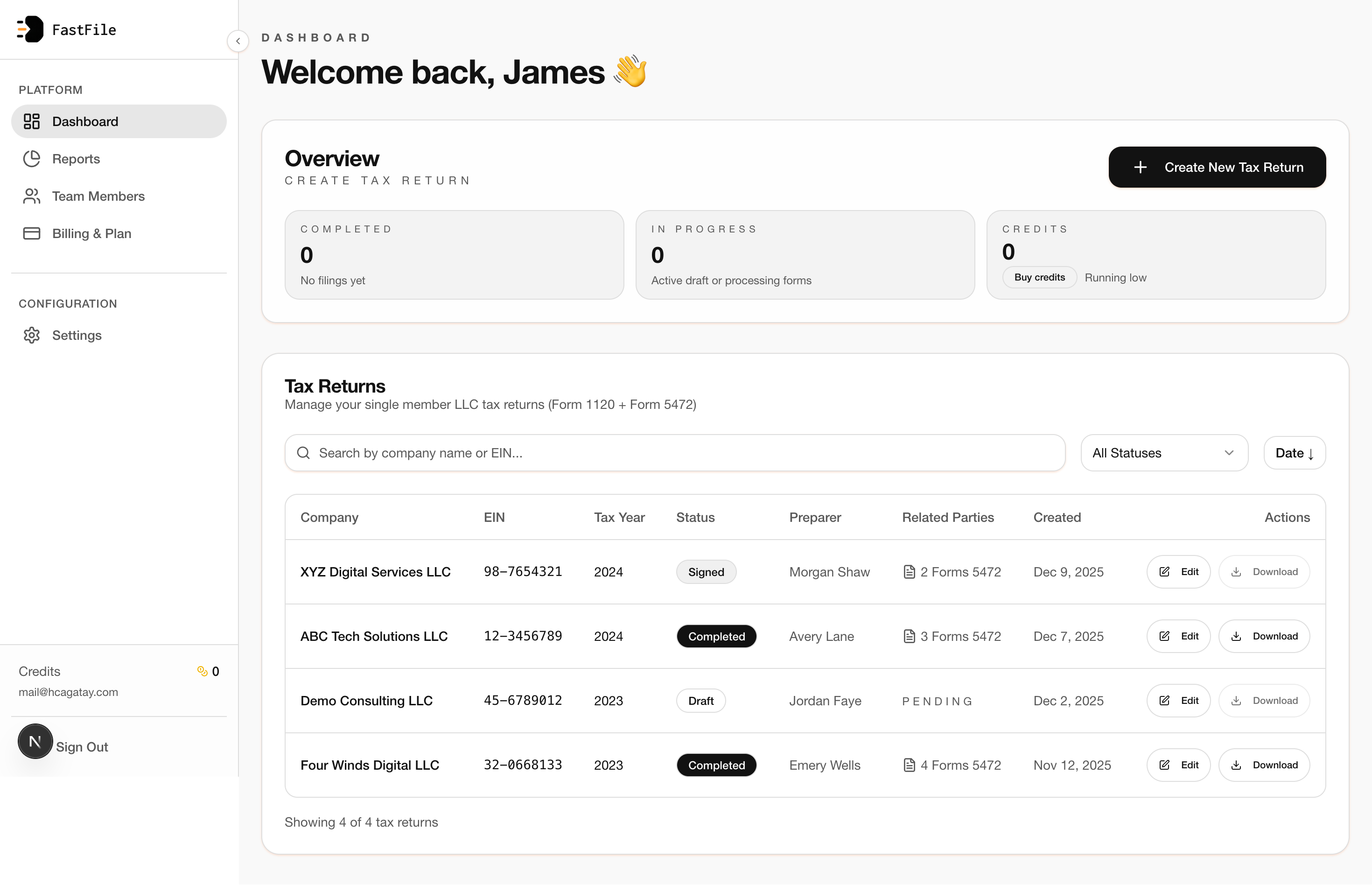 FastFile Product Screenshot
